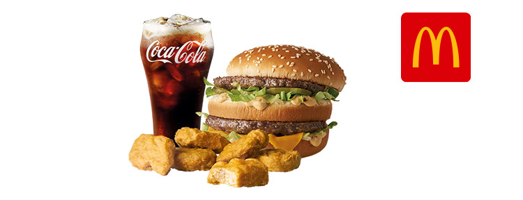 麥當勞大麥克+麥克鷄塊(6塊)+可樂(中)好禮即享券