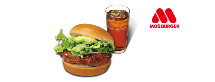 摩斯漢堡-C121蜜汁烤雞堡+冰紅茶(L)兌換券